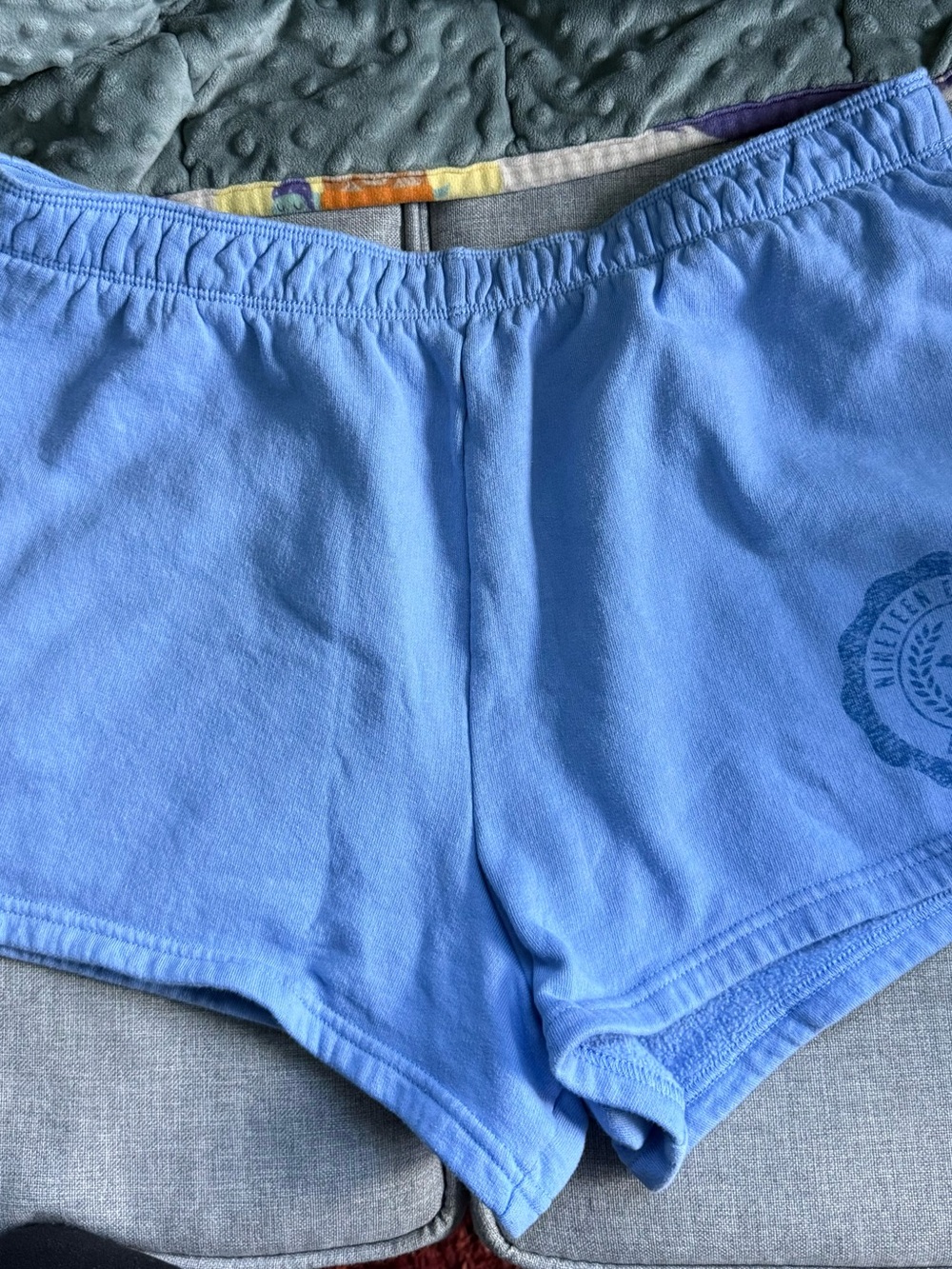 PINK Victoria's Secret Light Blue Lounge Shorts